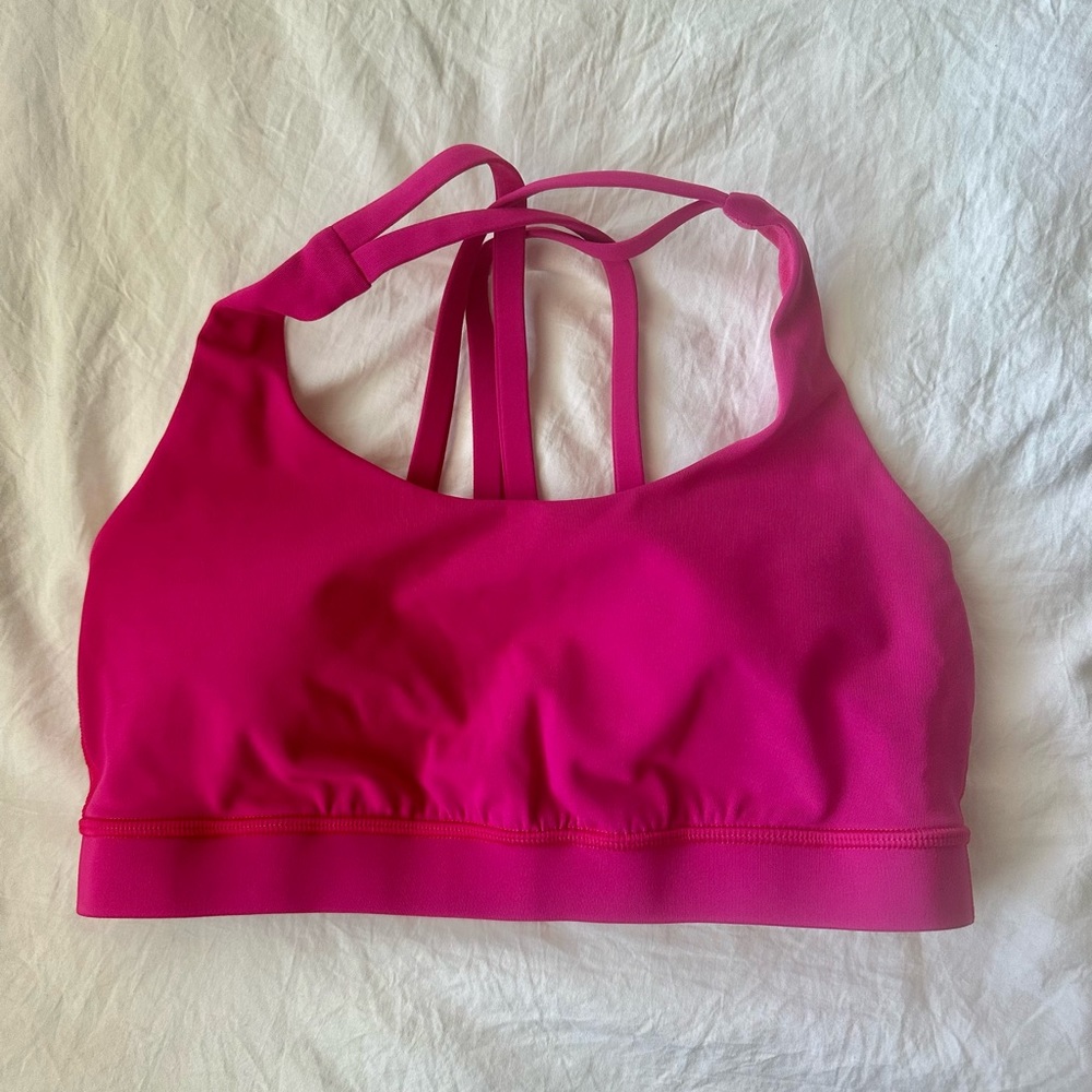 Lululemon Hot Pink/Magenta Sports Bra size 4 EUC